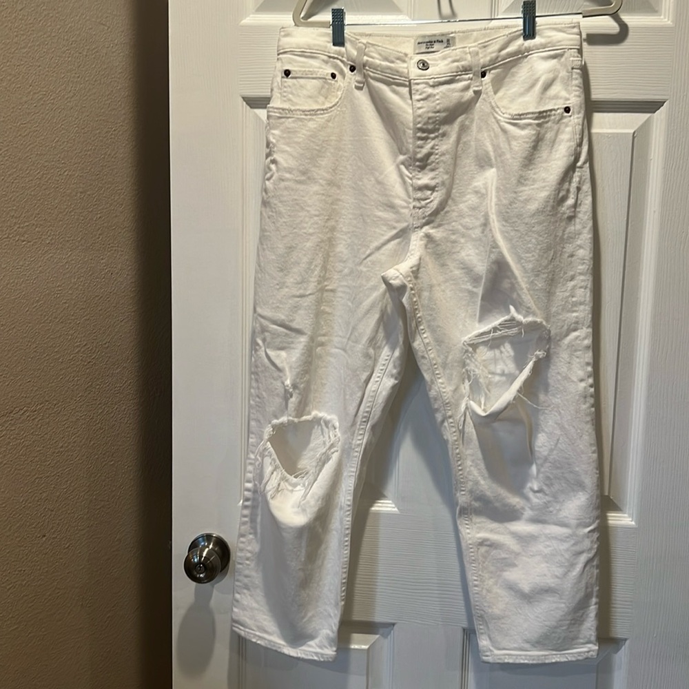 Abercrombie & Fitch White Jeans